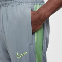 Nike Academy Trainingspak Woven Blauwgrijs Lichtgroen