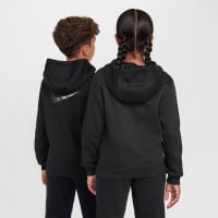 Nike CR7 Club Fleece Hoodie Kids Zwart Neongeel