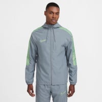 Nike Academy Trainingspak Woven Blauwgrijs Lichtgroen