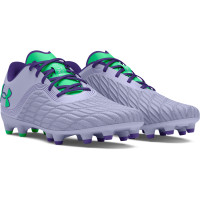 Under Armour Clone Magnetico Pro 3.0 Gras Voetbalschoenen (FG) Paars Groen