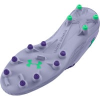 Under Armour Clone Magnetico Pro 3.0 Gras Voetbalschoenen (FG) Paars Groen