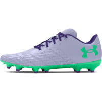 Under Armour Magnetico Select 3.0 Gras Voetbalschoenen (FG) Paars Groen