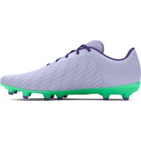 Under Armour Magnetico Select 3.0 Gras Voetbalschoenen (FG) Paars Groen