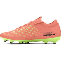 Under Armour Magnetico Select 4.0 Gras Voetbalschoenen (FG) Kids Oranje Groen