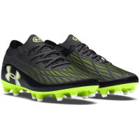 Under Armour Magnetico Pro 4.0 Gras Voetbalschoenen (FG) Zwart Groen