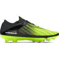 Under Armour Magnetico Elite 4.0 Gras Voetbalschoenen (FG) Zwart Groen