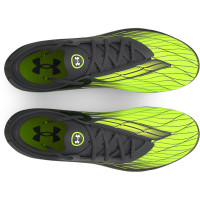 Under Armour Magnetico Elite 4.0 Gras Voetbalschoenen (FG) Zwart Groen