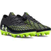 Under Armour Magnetico Select 4.0 Gras Voetbalschoenen (FG) Zwart Groen