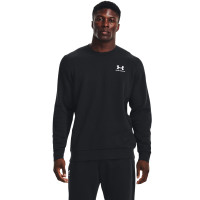 Under Armour Essential Fleece Crew Trainingspak Zwart Wit