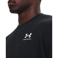 Under Armour Essential Fleece Crew Sweater Zwart Wit