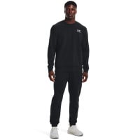 Under Armour Essential Fleece Crew Sweater Zwart Wit