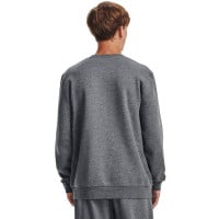 Under Armour Essential Fleece Crew Sweater Grijs Wit