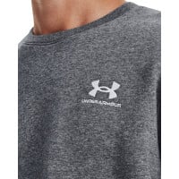 Under Armour Essential Fleece Crew Sweater Grijs Wit