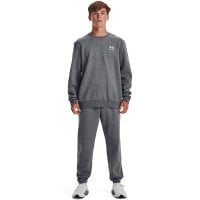 Under Armour Essential Fleece Crew Trainingspak Grijs Wit