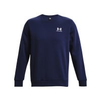 Under Armour Essential Fleece Crew Sweater Donkerblauw Wit