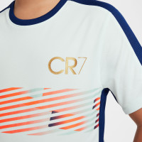 Nike CR7 Academy Trainingsset Kids Mintgroen Donkerblauw Goud