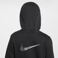 Nike CR7 Club Fleece Hoodie Kids Zwart Neongeel