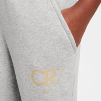 Nike CR7 Club Fleece Hoodie Trainingspak Kids Lichtgrijs Goud Blauw Roze