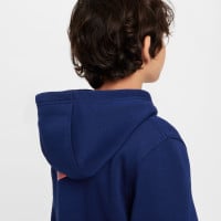 Nike CR7 Club Fleece Hoodie Kids Donkerblauw Goud