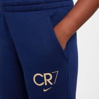 Nike CR7 Club Fleece Joggingbroek Kids Donkerblauw Goud Lichtroze