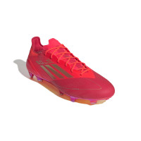 adidas F50 Elite Gras Voetbalschoenen (FG) Rood Goud