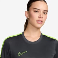 Nike Academy 23 Trainingsset Dames Donkergrijs Lichtgroen