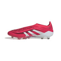 adidas Predator Elite Veterloze Kunstgras Voetbalschoenen (AG) Rood Wit Zwart