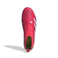 adidas Predator Elite Veterloze Kunstgras Voetbalschoenen (AG) Rood Wit Zwart