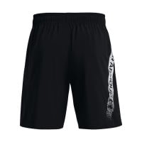 Under Armour Graphic Woven Trainingsbroekje Zwart Wit