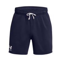 Under Armour Rival Terry Broekje Donkerblauw Wit