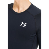 Under Armour HeatGear Ondershirt Zwart Wit