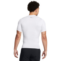 Under Armour HeatGear Ondershirt Wit Zwart