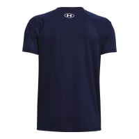 Under Armour Tech Big Logo T-Shirt Kids Donkerblauw