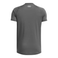 Under Armour Tech 2.0 Trainingsshirt Kids Donkergrijs Wit