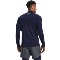 Under Armour ColdGear Ondershirt Lange Mouwen Donkerblauw Wit