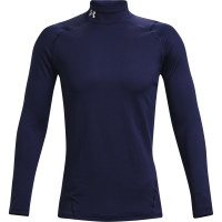 Under Armour ColdGear Ondershirt Lange Mouwen Donkerblauw Wit