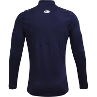 Under Armour ColdGear Ondershirt Lange Mouwen Donkerblauw Wit