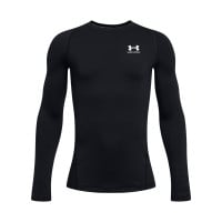 Under Armour ColdGear Ondershirt Lange Mouwen Kids Zwart Wit