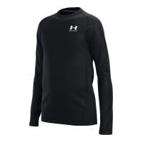 Under Armour ColdGear Ondershirt Lange Mouwen Kids Zwart Wit