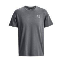 Under Armour Heavyweight T-Shirt Logo Grijs Wit