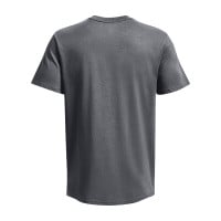 Under Armour Heavyweight T-Shirt Logo Grijs Wit