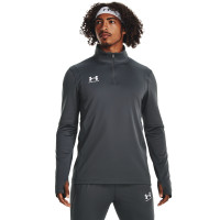 Under Armour Challenger Trainingspak 1/4-Zip Donkergrijs Wit