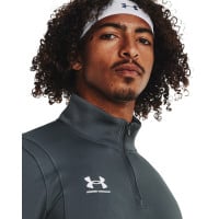 Under Armour Challenger Trainingspak 1/4-Zip Donkergrijs Wit