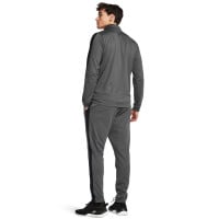 Under Armour Knit Trainingspak Full-Zip Donkergrijs Zwart