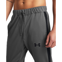 Under Armour Knit Trainingspak Full-Zip Donkergrijs Zwart