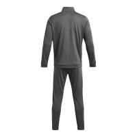 Under Armour Knit Trainingspak Full-Zip Donkergrijs Zwart