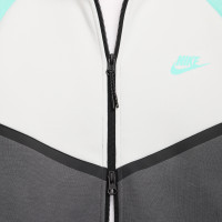 Nike Tech Fleece Sportswear Trainingspak Donkergrijs Wit Turquoise