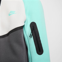 Nike Tech Fleece Sportswear Trainingspak Donkergrijs Wit Turquoise