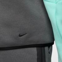 Nike Tech Fleece Sportswear Trainingspak Donkergrijs Wit Turquoise