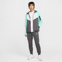 Nike Tech Fleece Sportswear Vest Donkergrijs Turquoise Wit